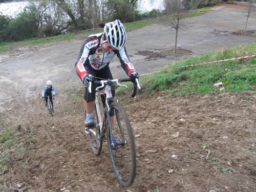 cyclocross in the mud cross country